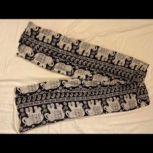 Wide leg elephant pant